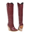 thumbnail image 1 of Babysbule Boots for Women Cearance Women's Wedges Pointed Toe Comfortable Embroidered Rodeo Cowboy Boots, 1 of 6