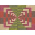 thumbnail image 1 of Ahgly Company Tapis Rectangulaire Lavable en Machine Intérieur Transitionnel Rouge Châtaigne, 5 Pieds x 7 Pieds, 1 of 7
