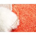 thumbnail image 5 of Unique Loom Tapis en Peluche Moderne Shag Solide 10' x 13' Rectangle Tigre Orange, 5 of 5