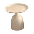 thumbnail image 3 of yuksok Round End Table Iron Stable Base Coffee Table for Living Room Bedroom Office Height 43cm, 3 of 9
