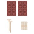 thumbnail image 2 of Oleegame 2PC Cookie Mold Set Popsicle DIY Silicone Chocolate Cake Mould, 2 of 4