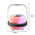 thumbnail image 3 of TopLLC Bluetooth Speaker With Lights Color Changing Portable Wireless Speaker LED Lighting Themes,Bluetooth Audio,Bluetooth Speaker Stereo Sound, 3 of 9
