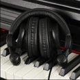 thumbnail image 3 of Studio Wired Monitor Headphones Over Ear Stereo Music Earphones Foldable & Retractable DJ Headsets, 3 of 6