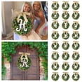 thumbnail image 3 of 1PC Unique Last Name Year Round Front Door Wreath With Bow Welcome Mini for Cabinets Small Grapevine Wreath Christmas for Outdoors Lit Wreath Lighted Wreaths for Outdoors Battery Operated, 3 of 3