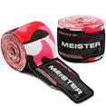 thumbnail image 1 of Meister Adult 180" Semi-Elastic Hand Wraps for MMA & Boxing (Pair) - Pink Camo, 1 of 3