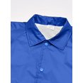 thumbnail image 2 of Augusta Sportswear Mens Nylon Coachs Jacket/Lined, 3XL, Royal, 2 of 2