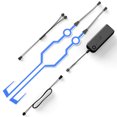 thumbnail image 1 of Motorcycle Helmet EL Cold Light 4 Mode Led Bike Helmet Light Lights Strip Bar Blue, 1 of 8
