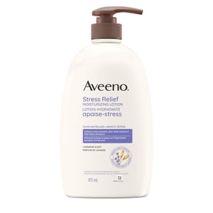 Aveeno Stress Relief Moisturizing Lotion, Lavender, Non Comedogenic Moisturizer