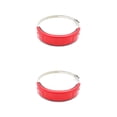 thumbnail image 2 of Langgg Protecteur d'Échappement de Moto Tuyau Fermoir en Acier Inoxydable Anneaux de Fixation Réglables Peut Couvrir Modification de Moto Pièces de Rechange Vert Rouge 2Ensemble, 2 of 6