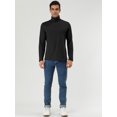 thumbnail image 3 of INSPIRE CHIC Men's Pullover Turtle Neck Long Sleeves Stretchy Slim Fit Tops, 3 of 7