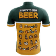 thumbnail image 2 of Maillot de Cyclisme 20 Façons de Boire de la Bière - S, 2 of 3