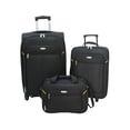 thumbnail image 1 of Millennium 3-Piece Black Luggage Set, 1 of 4