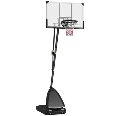 Soozier Panier de Basketball Portable pour l'Extérieur, But de Basketball Ajustable de 5 à 10 Pieds