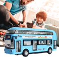 thumbnail image 3 of Modèle de Bus Touristique en Alliage Adorable Voiture à Rétrofriction Cadeau pour Enfants Ornement de Maison, 3 of 8
