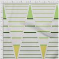 thumbnail image 2 of Soimoi Velvet Fabric Triangle & Stripe Panel Fabric Prints by Yard 58 Inch Wide, 2 of 3