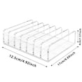 thumbnail image 2 of Acrylic Mail Organizer 7 Slots Desk Envelope Holder for Letters Bills Documents Notebooks and Mail Sorter Craft and Stationery Accessory, 2 of 5