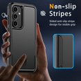 thumbnail image 2 of KOMI for Samsung Galaxy S25 Plus Case with HD Screen Protector, 10 FT Military Grade Drop Protection, Anti-Slip Phone Case, Black, 2 of 5