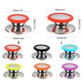 thumbnail image 2 of kurtrusly Stainless Steel Anti-scald Pot Cover Knob Replacement Household Kitchen Pan Lid Handle Upgrade Modified Accessories Blue Small 1Set, 2 of 6