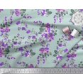 thumbnail image 3 of Soimoi Rayon Fabric Leaves & Floral Artistic Printed Fabric 1 Yard 56 Inch Wide, 3 of 4
