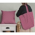 thumbnail image 5 of Soimoi Pink Heavy Canvas Fabric Arrow & Diamond Geometric Decor Fabric Printed Yard 58 Inch Wide, 5 of 5