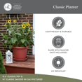 thumbnail image 5 of The HC Companies 17 Inch Round Classic Planter, Plastic Plant Pot, Chocolate, 5 of 5