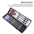 thumbnail image 3 of Metal Tip Darts, Enhanced Control Professional Lightweight Knurled and Grooved Throwing Darts with Storage Box for Bar, 3 of 8