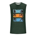 thumbnail image 4 of JDQJBZ Mens Sleeveless Undershirts Summer Solid Color Knit Crew Neck Sleeveless Tops Stretchy, 4 of 5
