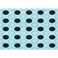 thumbnail image 1 of Ahgly Company Tapis d'Aire Rectangulaire Transitionnel Vert Pierre Aigue-Marine pour Intérieur, Lavable à la Machine, 6 Pieds x 9 Pieds, 1 of 7