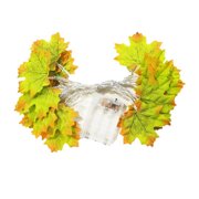 EGNMCR Camping Light Thanksgiving LED Simulation maple leaf string lights 6 meters 40 lights battery Decorative Lighting