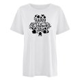 thumbnail image 2 of Chemises de la Saint-Patrick pour Femmes Saint-Valentin Imprimé Hiver Décontracté Floral Haut Saint-Patrick, 2 of 4