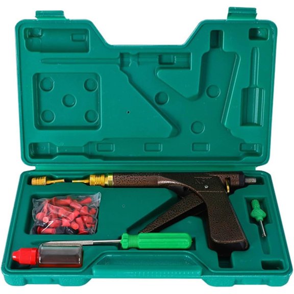 Hearth & Gear Minimally Invasive Tire Tools Set Universal Kit With 2.0 Plugs Easy To Use For Cars Motorcycles Trucks Solution For Tires Sets College Dorms Must Haves Jewelers Screwdriver Set Bit