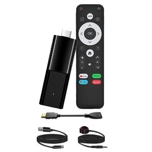 I96 D5 TV Stick H313 1GB+8GB 4K 2.4G+5G Dual WiFi Android TV boîte TV Stick Media Player Set Top Box EU Connecteur