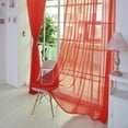 thumbnail image 1 of XZNGL 1 PCS Pure Color Tulle Door Window Curtain Drape Panel Sheer Scarf Valances, 1 of 8