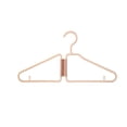 thumbnail image 1 of Foldable Plastic Clothes Hanger, Space Saving Coat Hanger for Small Closets, Collapsible Hanger for Travel and Home Storage, 1 of 4