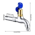 thumbnail image 3 of Binwennn Filtre d'Eau Potable pour Robinet Tête de Pulvérisation en Acier Inoxydable de Rechange Adaptateur de Buse de Pulvérisation de Cuisine pour la Maison avec Robinet Verrouillable Ouverture Rapide du Bec dans le Mur Vadrouille Usage Extérieur, 3 of 7