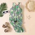 thumbnail image 1 of EGNMCR Girls' Jumpsuits & Rompers St. Patrick's Day Toddler Baby Girl Print Jumpsuits Printing Strap Romper Pants Kid Rompers, 1 of 8