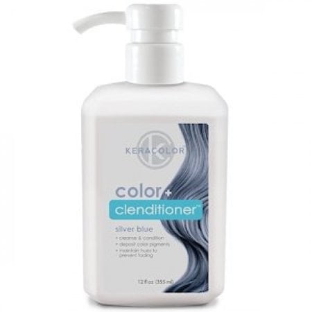 Keracolor Color Plus Conditioner, Silver Blue, 12 ounce