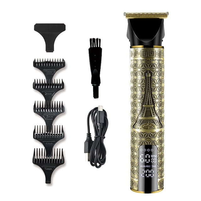 Hair Clippers for Men Cordless Hair Trimmer Beard Trimmer Electric Outline Trimmer 0mm Baldheaded