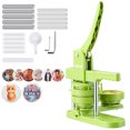 thumbnail image 1 of VEVOR Button Maker Machine, 2.95 in, Plastic Pin Maker with 100pcs Button Parts, Mr. Panda Magic Book, Circle Cutter and Hex Wrenches, Reinforced Ergonomic Handle, for DIY Badges, Personalized Pins, 1 of 9