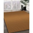 thumbnail image 3 of Ahgly Tapis d'Intérieur Lavable en Machine Carré Marron Selle, 6 Pieds Carré, 3 of 7