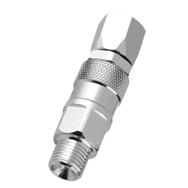 Joint de Pulvérisateur, 1/4 Po Acier Inoxydable Rotation 360 Degrés Sans Air Haute Pression Joint Pivotant pour Pulvérisateurs de Peinture Tuyau de Pulvérisation Joint Pivotant