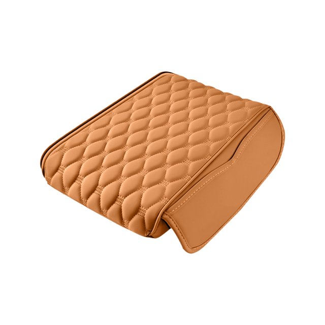 Car Center Console Armrest Protector 2025 Upgrade Leather Armrest Cover Cushion With 2 Storage Bags Universal Seat Pad Interior Accessories Protector For Most Vehicle