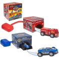 thumbnail image 1 of Stomp Rocket Rescue Racers, Police Car & Fire Truck, 1 of 6