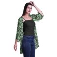thumbnail image 3 of Moomaya Viscose Georgette Printed Short Shrug Long Sleeves Cardigans For Women, 3 of 5