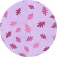 thumbnail image 1 of Ahgly Company Tapis d'Intérieur Lavable à la Machine, Carré, Transitionnel, Orchidée Violet, Tapis de Zone, 3 Pieds Carré, 1 of 7