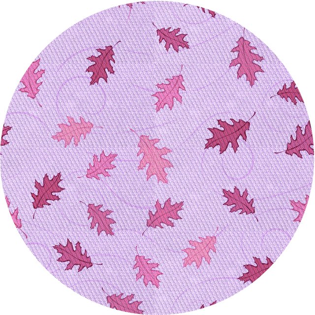 Ahgly Company Tapis d'Intérieur Lavable à la Machine, Carré, Transitionnel, Orchidée Violet, Tapis de Zone, 3 Pieds Carré