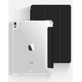 thumbnail image 1 of Compatible for iPad Mini 6 Case, iPad Case with Pencil Holder, Soft TPU Translucent Frosted Back Auto Wake/Sleep Smart Cover Cases (Black), 1 of 9