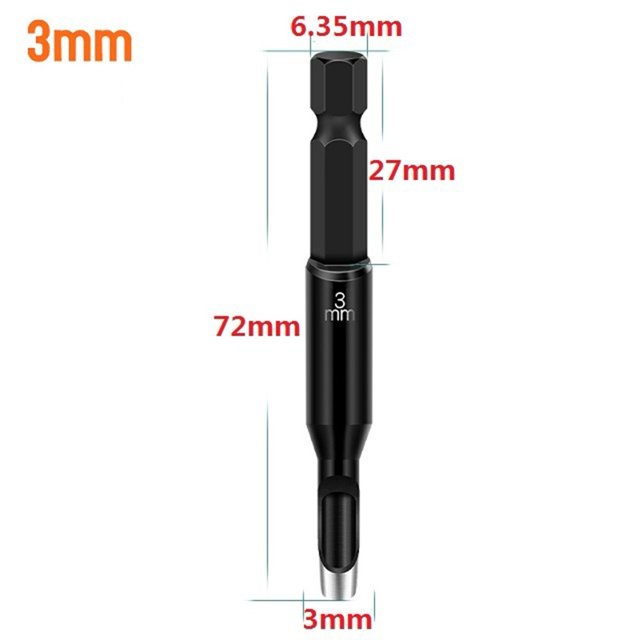 Hex Shank Adapter Electric Machine Hollow Punch for Drill Cardboard Leather Belt