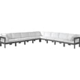 thumbnail image 2 of Meridian Furniture Nizuc Sectionnel Modulaire de Patio Extérieur Blanc, 2 of 8