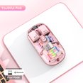 thumbnail image 4 of Mouse Mouse Wireless Transparent Wireless Mouse 2.4G/Bluetooth 5.0 2 Mode Connection Type-C Rechargeable Mouse Standard Magnetic Rgb Lighting Usb Mouse Wireless, 4 of 7